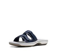 Clarks Breeze Piper Sandalias para mujer, marino, 37 EU