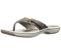 Clarks Breeze Sea, Chanclas Mujer, Peltre Sintético, 43 EU