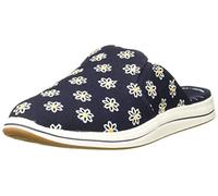 Clarks Breeze Shore, Mule Mujer, Lienzo Floral Azul Marino, 40 EU