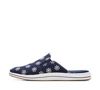 Clarks Breeze Shore, Mule Mujer, Lona Floral Azul Marino, 35.5 EU