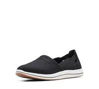 Clarks Breeze Step II, Mocasín Mujer, Black, 38 EU Estrecho