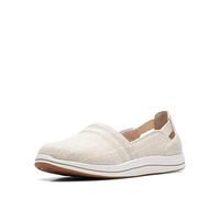 Clarks Breeze Step II, Mocasín Mujer, Natural Interest, 37 EU Ancho