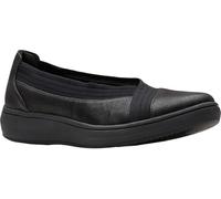 Clarks Breezesky Air - Zapatos planos tipo ballet para mujer, Black Textile 1, 42.5 EU