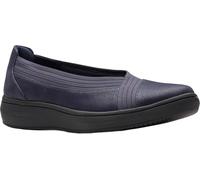 Clarks Breezesky Air - Zapatos planos tipo ballet para mujer, Navy Textile 1, 37.5 EU