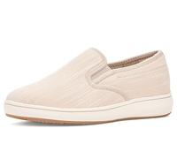 Clarks Breezesky Zoe para mujer, Sand Canvas, 9.5 Narrow