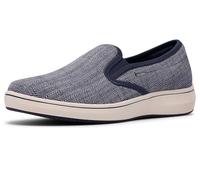Clarks Breezesky Zoe para mujer, Tela azul marino, 11
