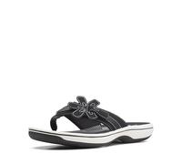Clarks Brinkley Flora, Chanclas Mujer, Negro, 40 EU