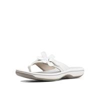 Clarks Brinkley Flora, Chanclas Mujer, White Opulent Garden, 40 EU