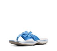 Clarks Brinkley Flora - Chanclas para mujer, color azul, talla 38