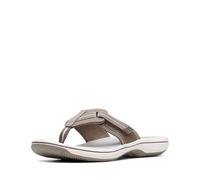 Clarks Brinkley Jazz, Chanclas Mujer, Pewter Synthetic, 38.5 EU