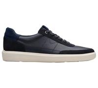 Clarks Brodin Lo - Tenis para Hombre, Piel Azul Marino, Talla 36, Azul Marino (Navy Leather), 39.5 EU