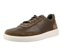 Clarks Brodin Lo, Zapatillas Hombre, Piel Oliva, 43 EU