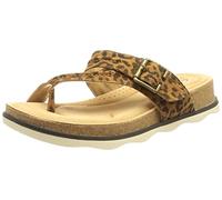 Clarks Brynn Madi, Chanclas, para Mujer, Multicolor (Leopard Print), 36 EU