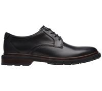 Clarks Burchill Derby, Hombre, Black Leather, 46 EU