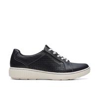 Clarks Caroline Ella, Zapatillas Mujer, Black Leather, 39 EU