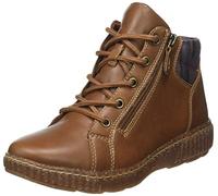 Clarks Caroline Park, Botas de Moda Mujer, Dark Tan Lea, 36 EU