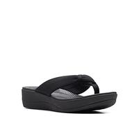 Clarks Arla Glison Chanclas para mujer, Negro/Negro, 42 EU