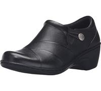 Clarks Channing ANN, Mocasín sin Cordones Mujer, Piel Negra, 42.5 EU