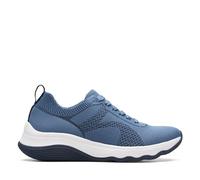 Clarks Circuit Tie, Zapatillas Mujer, Denim Blue Knit, 35.5 EU