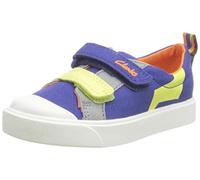 Clarks City Bright T, Zapatillas Niños, Azul Brillante, 20.5 EU