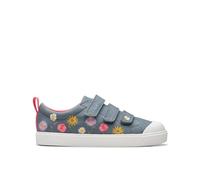 Clarks City Vibe K, Zapatillas Niños, Azul (Blue Floral Txt), 28.5 EU
