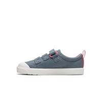 Clarks City Vibe K, Zapatillas Niños, Azul (Blue Floral Txt), 28 EU