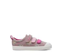 Clarks City Vibe K, Zapatillas, Rosa Polvoriento, 34 EU