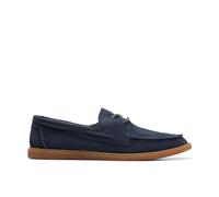 Clarks Clarkbay Go, Hombre, Azul Marino (Navy Suede), 46 EU