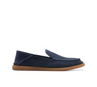 Clarks Clarkbay StepLoafer - Zapatos Planos para Hombre, Azul Marino (Navy Suede), 44.5 EU