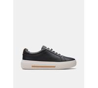 Clarks Clarks - Zapatillas Hollyhock Walk de mujer tipo casco bajas piel. Negro Talla 39