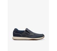 Clarks Sailview Step, Zapatos de Cordones Unisex Adulto, Navy Nubuck, 44 EU