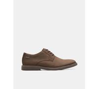 Clarks Atticus Lt Lo Gore-Tex - Zapatos de Nobuck en Color marrón Oscuro, Talla 7½, Brown, 41.5 EU
