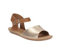 Clarks ClarksTustin Sinitta - Sandalia con Pulsera Mujer, Color Amarillo, Talla 37
