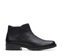 Clarks Clarkwell Demi, Botas Modelo Chukka Mujer, Piel Negra, 39.5 EU