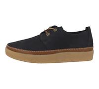 Clarks Clarkwood Low, Zapatos de Cordones Unisex Adulto, Navy Nubuck, 42 EU