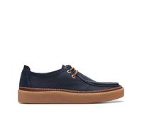 Clarks Clarkwood Moc, Derby Hombre, Navy Nubuck, 43 EU