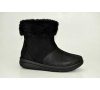 Clarks Cloudsteppers Cabrini Reef Botas Nieve de Piel Sintética Negro, Talla 41