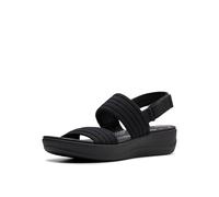 Clarks Arla Stroll, Sandalia Unisex Adulto, Black, 38 EU