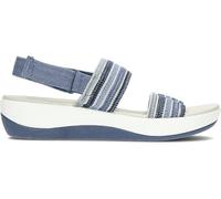 Clarks Arla Stroll, Sandalia Mujer, Azul Combi, 37 EU