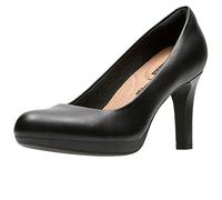 Clarks Collection Shoes, Adriel Viola, Black Leather, 4,5 (Women)