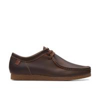 Clarks Shacre II Run, Zapatos de Cordones Hombre, Beeswax, 43 EU