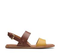 Clarks Correa de Karsea, Sandalia Mujer, Tan Combi, 39.5 EU