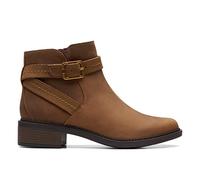 Clarks Correa Maye, Chelsea Barco Mujer, Lea marrón Oscuro, 37.5 EU