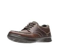 Clarks Cotrell Edge, Oxford Hombre, Brown Oily Leather, 43 EU Ancho