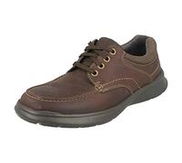 Clarks Cotrell Edge, Oxford Hombre, Marrón Brown Oily, 44.5 EU Ancho