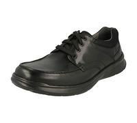 Clarks Cotrell Edge, Oxford Hombre, Negro Blk Smooth Lea, 39.5 EU