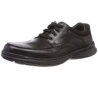 Clarks Cotrell Edge, Oxford Hombre, Negro Blk Smooth Lea, 44.5 EU
