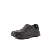 Clarks Cotrell Step, Mocasines Hombre, Negro (Black Oily Lea), 43 EU