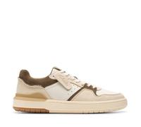 Clarks - Courtlite2 Lo, Zapatillas de los Hombres, Dark Olive Combi,