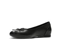 Clarks Couture Bloom, Bailarinas para Mujer Black Leather, 39.5 EU